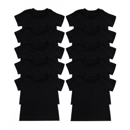 Комплект 10 шт дитяча футболка Чорний